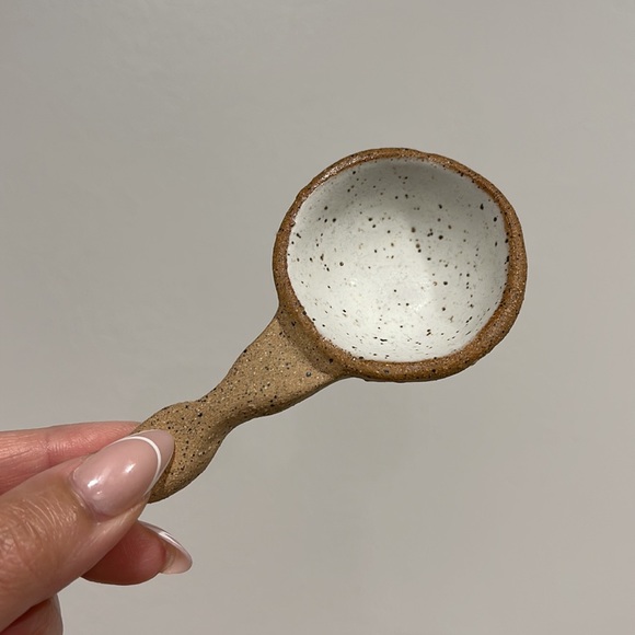Handmade Ceramic Coffee Bean Spoon - never used! - Picture 5 of 5